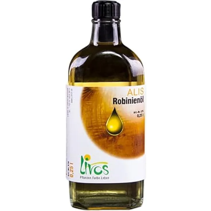 LIVOS ALIS Robinienöl Nr. 576, Holzlasur für Innen- und Außenbereich, wasserabweisend und UV-beständig, 0,75L