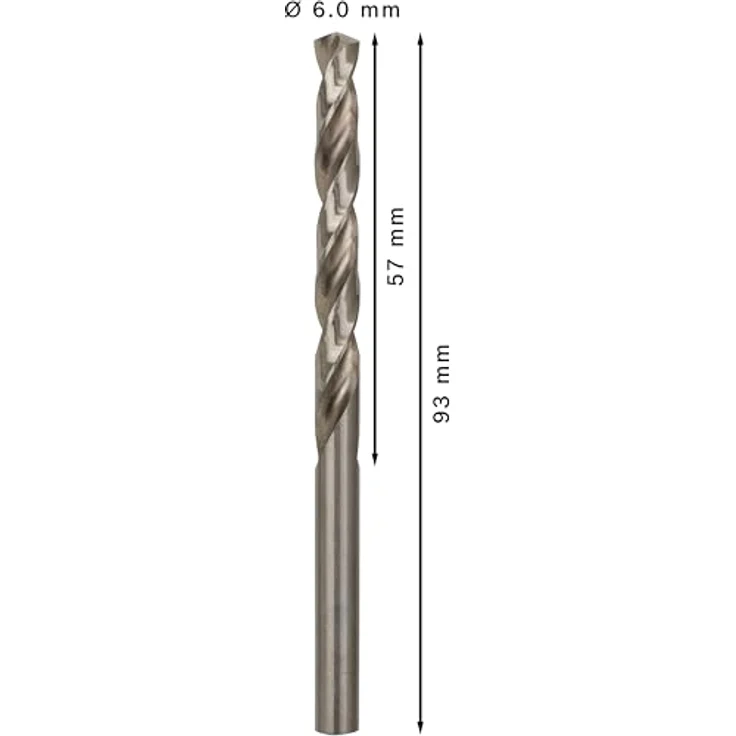 Bosch Professional Metallbohrer HSS-G geschliffen (10 Stück, Ø 6 mm) – Bild 3