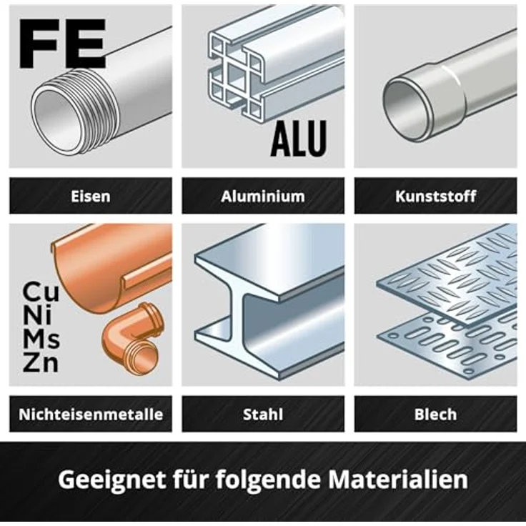 Einhell HSS-G Metallbohrer-Set, 6-teilig, mit 135° Split Point Spitze, Aufbewahrungskassette, 2-8 mm – Bild 10