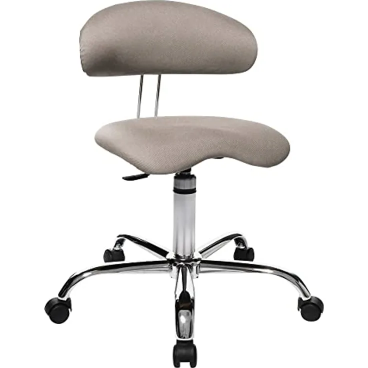 Topstar ST290W53 Hocker Sitness 40, beiger Arbeitshocker mit ergonomischem Design