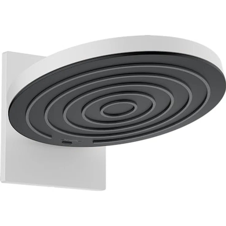 hansgrohe wassersparende Kopfbrause Pulsify S, 260mm Duschkopf, Regendusche mit 2 Strahlarten, Mattweiß – Bild 1