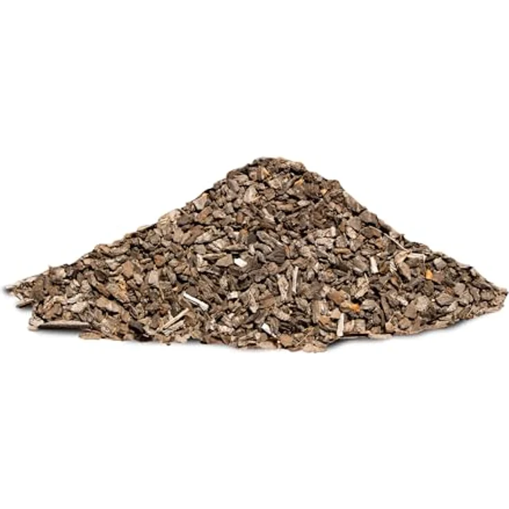 GALAMIO Kiefernrinde Kiefernmulch, Dekorativer Rindenmulch aus Naturmaterial, rotbraun, Körnung 10-20mm, 60l x 39 Säcke pro Palette, 2.340l, pH-Wert 5,10, langlebig und unkrauthemmend – Bild 5