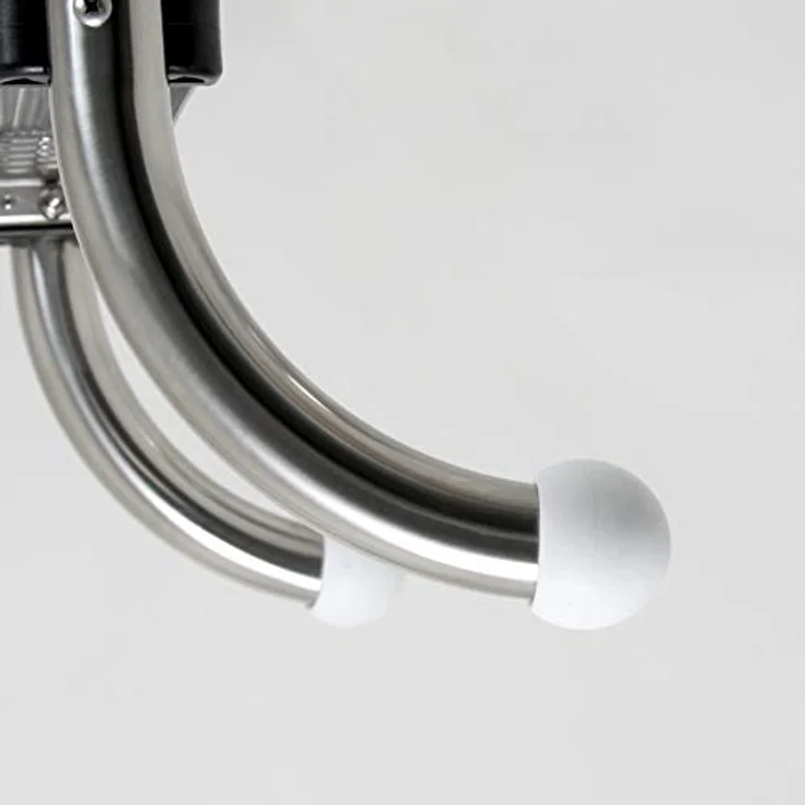 Zelsius V2A Edelstahl Poolleiter mit 4 Stufen | 50,2 x 36,5 x 183 cm - Silber | mit Rutschsicherung | Schwimmbadleiter für Pool und Schwimmbecken – Bild 5