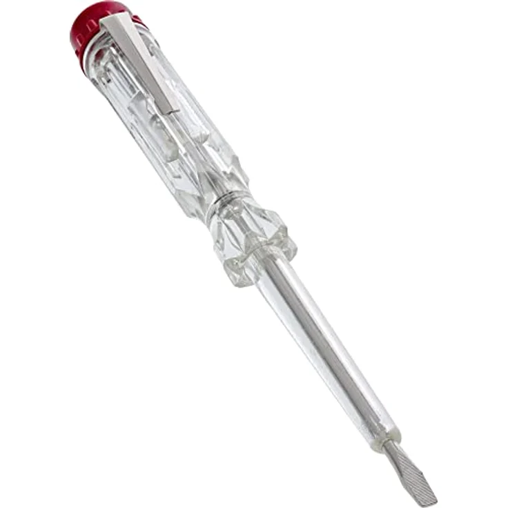 InLine 43000I Spannungsprüfer 200 - 250 Volt, isolierter Schaft 60 mm, mit Taschenclip – Bild 1