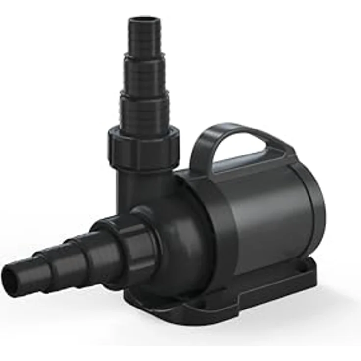 Pontec PondoMax Eco 10000 Control, Filter- und Bachlaufpumpe mit integriertem Controller, variable Förderleistung, über und unter Wasser aufstellbar – Bild 2