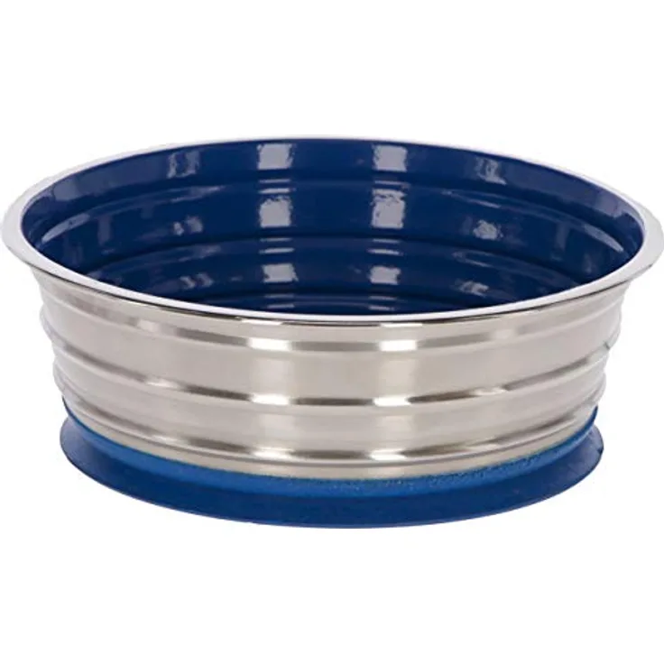 Kerbl Maxi-Pet 80526 Edelstahl Hundenapf mit Saugnapffunktion, 1900 ml