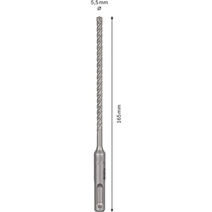 Bosch Professional 10 tlg. Hammerbohrer SDS Plus-7X (für Beton und Mauerwerk, 5 x 100 x 165 mm, Zubehör Bohrhammer) – Bild 4