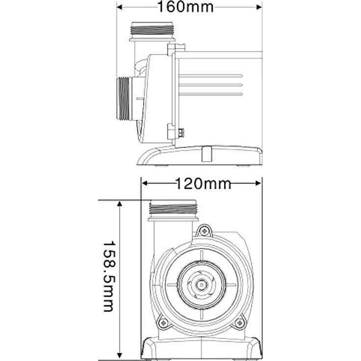 SunSun Poolpumpe 16000 l-h 140 W Schwimmbadpumpe Filterpumpe Umwälzpumpe CPP-16000 - Sunsun – Bild 3
