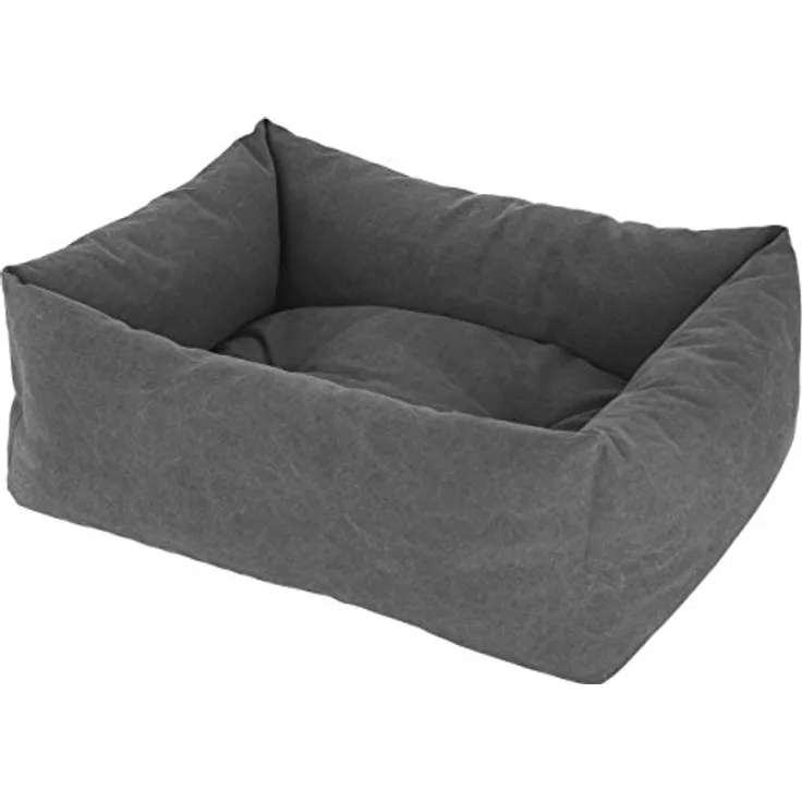 Kerbl 80347 Kuschelbett Lucca, 70 x 85 cm, grau
