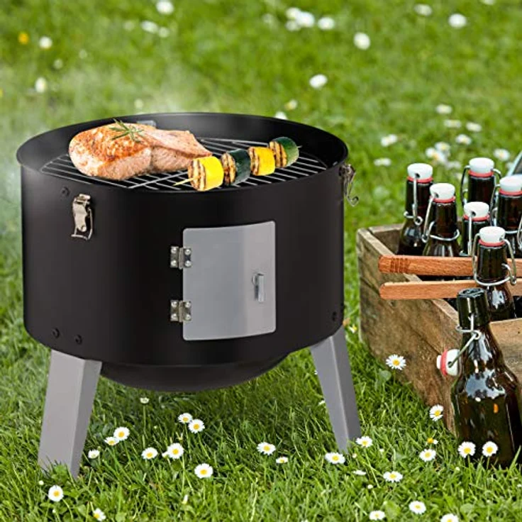 relaxdays Smoker Räuchertonne – Bild 5