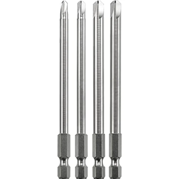 kwb 129840 Torq-Bit Stahl, 4-tlg. Safety Bit Set mit 100 mm Länge für Sicherheitsverschraubungen, TQ 60 Stahl – Bild 1