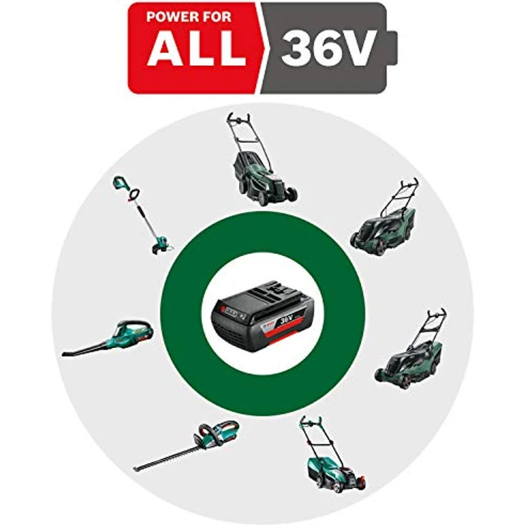 Bosch Akku-Rasenmäher UniversalRotak 36-550, 06008B950B, 38 cm Schnittbreite, 40 l Fangkorbvolumen – Bild 3