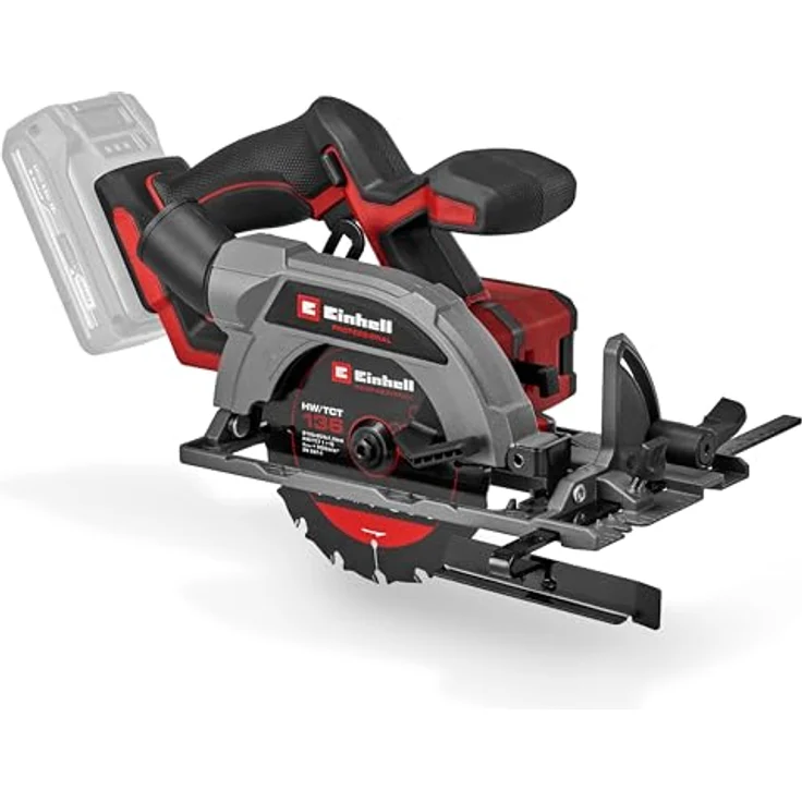 Einhell Professional Akku-Handkreissäge TP-CS 18/136-C Li BL, Brushless Motor, 51 mm Schnitttiefe, werkzeuglose Einstellung, Solo Power X-Change (18 V, Ø 136 mm Sägeblatt) – Bild 1