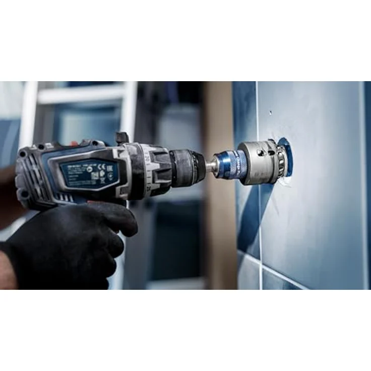 Bosch 1x PRO Tile Power Change Plus Lochsäge (Ø 64 mm, für harte und weiche Fliesen, Professional Zubehör Bohrmaschine/Schrauber) – Bild 5