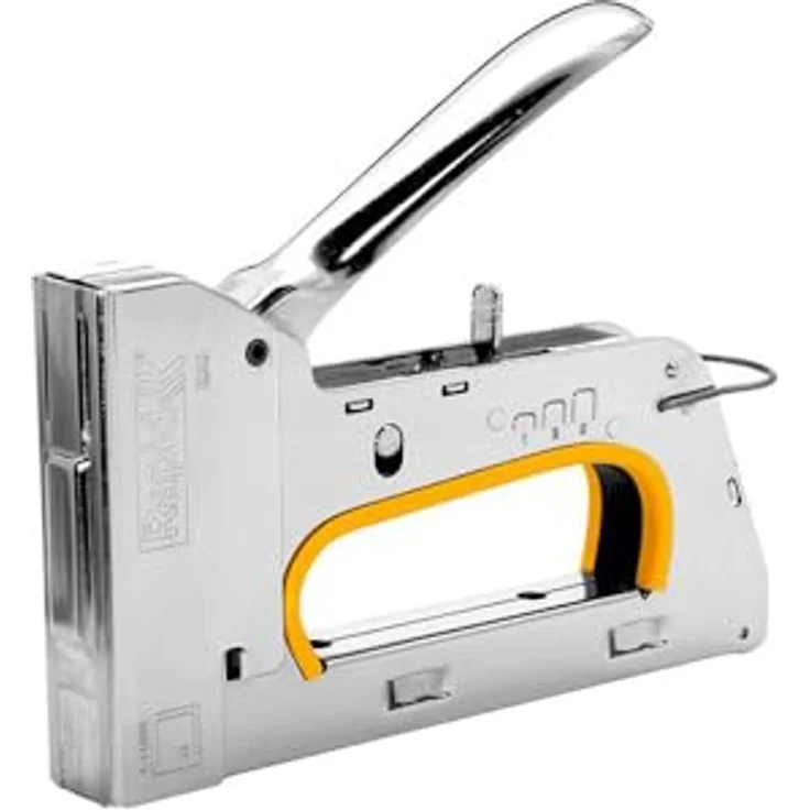 Rapid Handtacker, R33 Ergonomic, Stahl, dreistufige Schlagkraftregelung, ergonomischer Griff – Bild 2