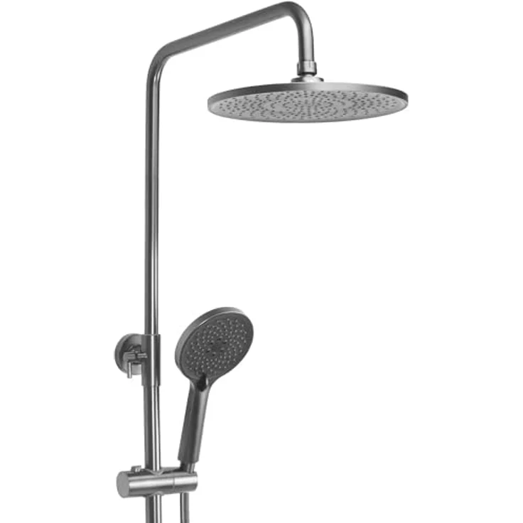 wohnwerk.idee Avalon Duschsystem, Duscharmatur mit Regendusche Ø 25 cm, Gold Matt Schwarz Grau Kupfer – Bild 5