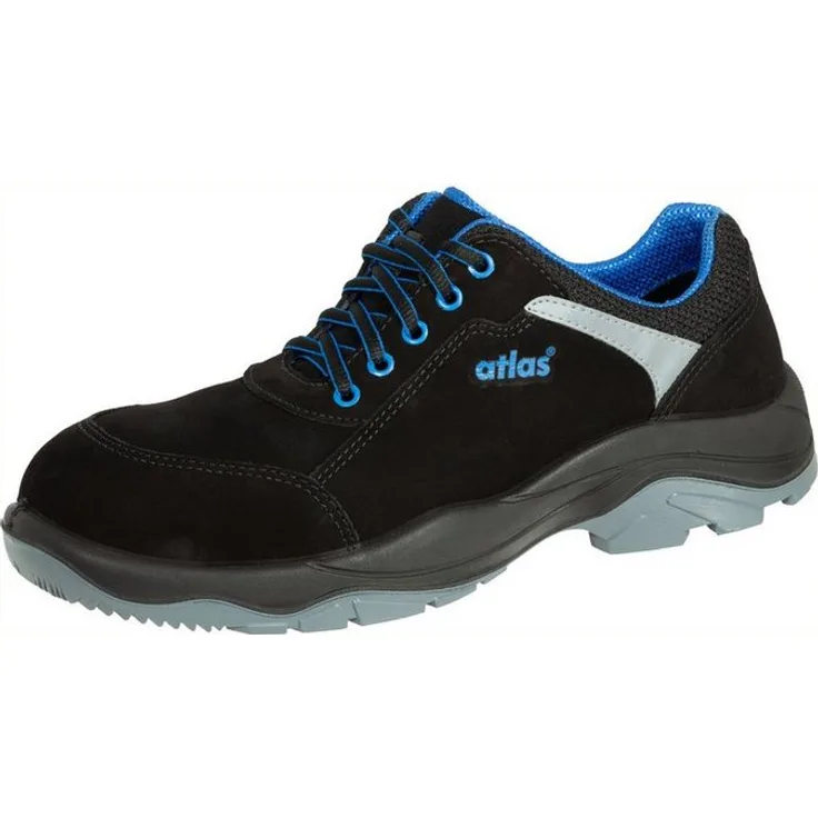 Atlas Schuhe Atlas Alu-Tec 625 ESD, Arbeitsschuh mit Alu-tec® Kappe, antistatisch, schwarz/blau