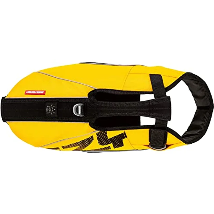 EzyDog Life Jacket X2 Boost, Schwimmweste für Hunde, gelb, Größe M (18 - 27 kg) mit sicherem Auftrieb und ergonomischer Passform – Bild 8