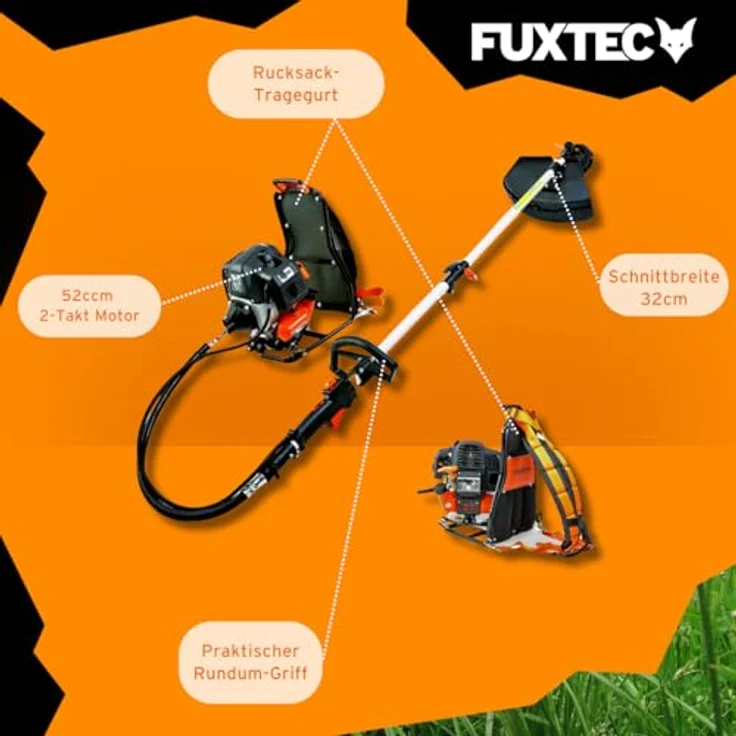 FUXTEC FX-MS152T rückentragbare Benzin Motorsense Multitool 2in1 – Bild 6