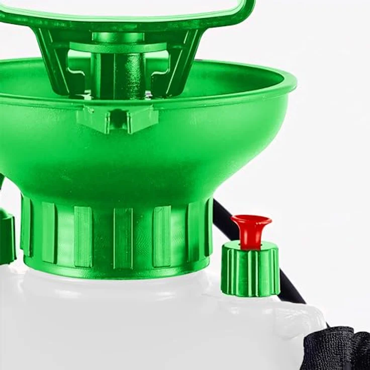 Retoo Drucksprüher 5 L Füllinhalt, Gartenspritze,Sprühgerät für den Pflanzenschutz, Drucksprühgerät, Universelle Sprühflasche für Essigsäure, Wasser, Dünger, Verstellbare düse, Spiralschlauch – Bild 2