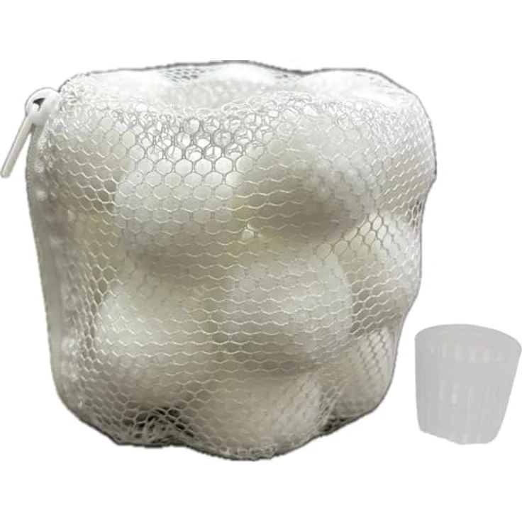 COIL Pool Filterbälle, Ökologischer Wasserfilter, Kompatibel mit Typ VI Bestway und Intex Typ S1, 20 Stück, Wiederverwendbar, Weiß – Bild 7