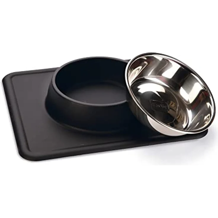 Karlie Silikon INOX Napf Dex 350 ml schwarz – Bild 2
