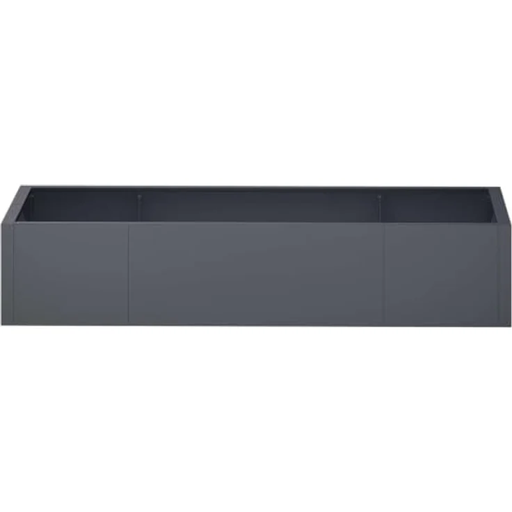 vidaXL Beetumrandung Stützmauer, 6 Stück, 200 x 100 x 30 cm, Wetterbeständige Stahlkonstruktion in Anthrazit, Modulares Design – Bild 7