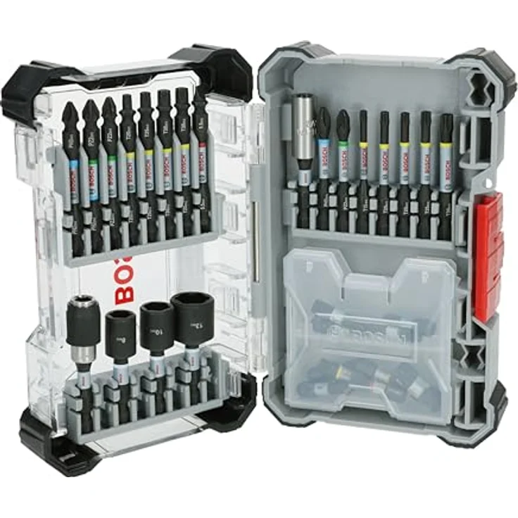 Bosch 35x PRO Impact Set, 35-tlg. Schrauberbit-Set, schlagfest, 200 x 107 mm – Bild 1