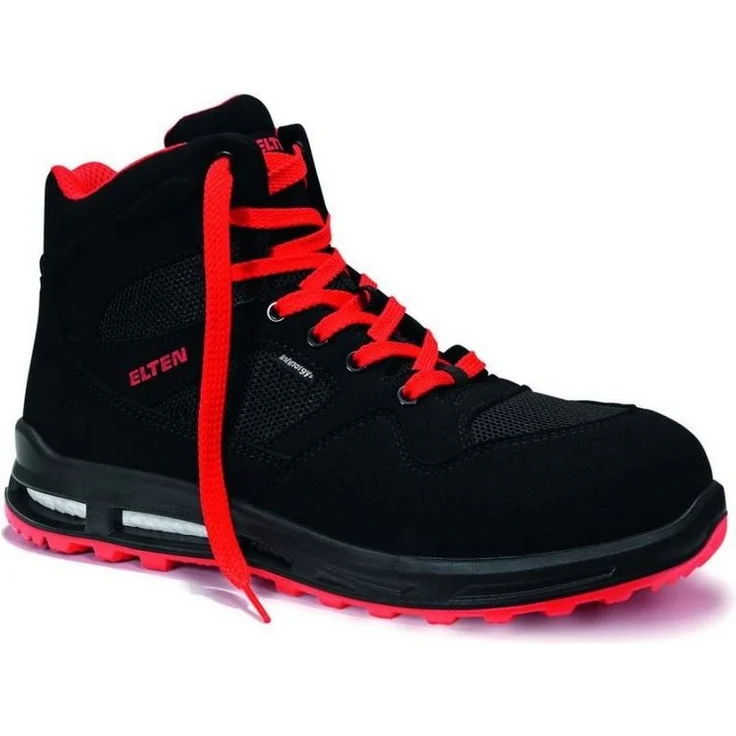 ELTEN LAKERS XXT Mid ESD S1P Arbeitsschuh (1-tlg), Sicherheitsstiefel mit Infinergy® Sohlenkern, Rot/Schwarz – Bild 1
