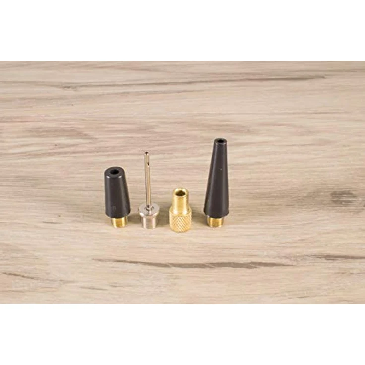 Mauk Mini Kompressor 12V, 10 bar mit Druckmanometer, Anschluss über Zigarettenanzünder, inkl. 4 Adapter – Bild 7