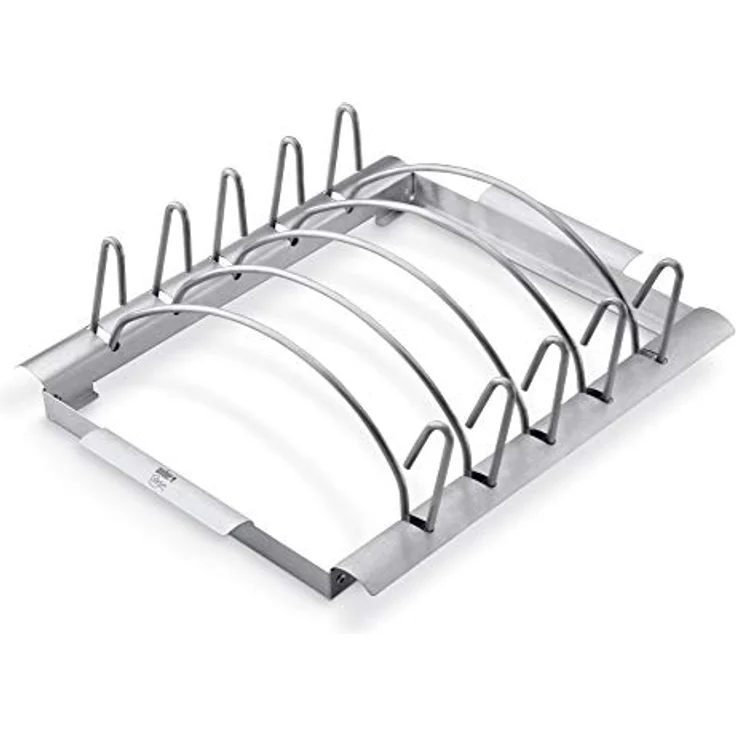 Weber 6727 Style Barbecue Grilling Rack, Sparerib Halter – Bild 4