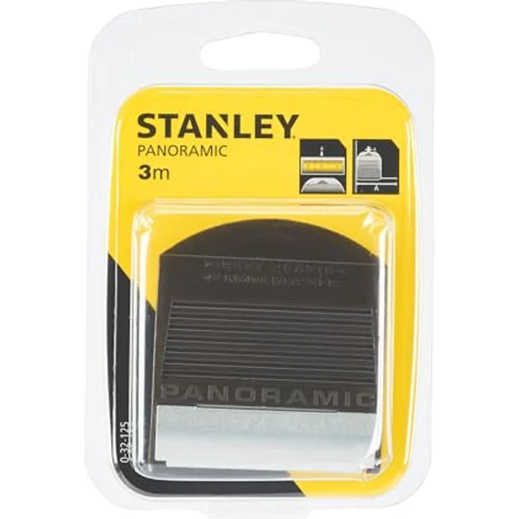 Stanley Bandmass Panoramic (mit Sichtfenster, 3 m Länge, 12,7 mm Massbreite, Kunststoffgehäuse, ohne Feststeller) 0-32-125 – Bild 4