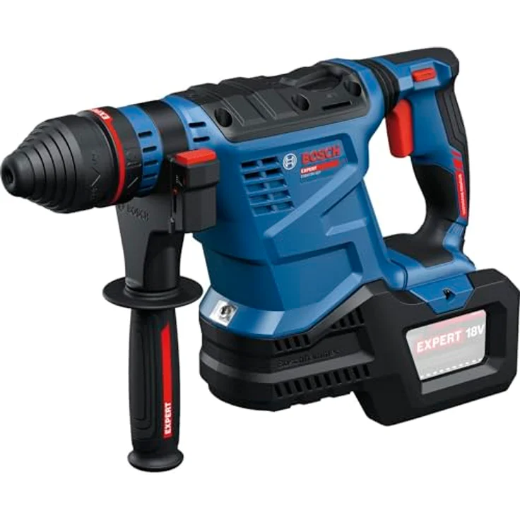 Bosch Akku-Bohrhammer EXBH18V-32F, leistungsstark mit BITURBO BRUSHLESS-Technologie und Vibration Control, kabellos, XL-BOXX – Bild 2