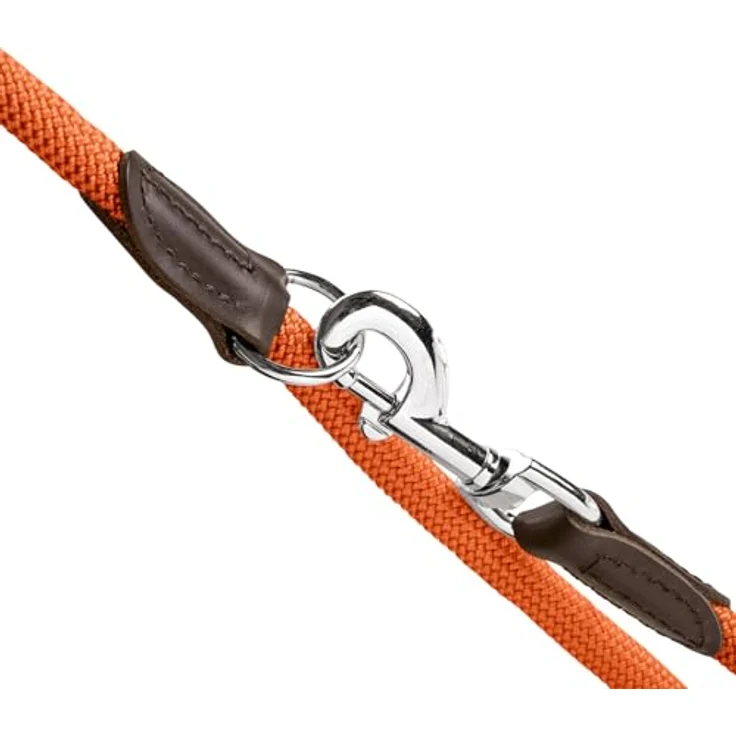 HUNTER Verstellbare Führleine Freestyle (orange, 08/200) 3-fache Verstellmöglichkeit, strapazierfähiges Polyamid – Bild 3