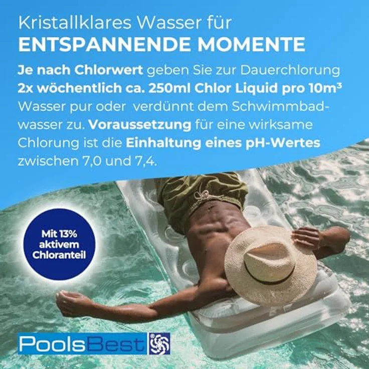 24,5 kg - PoolsBest® Chlor-Flüssig (Flüssigchlorbleichlauge) – Bild 5