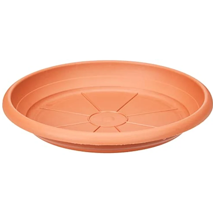 Scheurich Untersetzer aus Kunststoff, Terracotta, 24 cm Durchmesser, 3,5 cm hoch – Bild 2