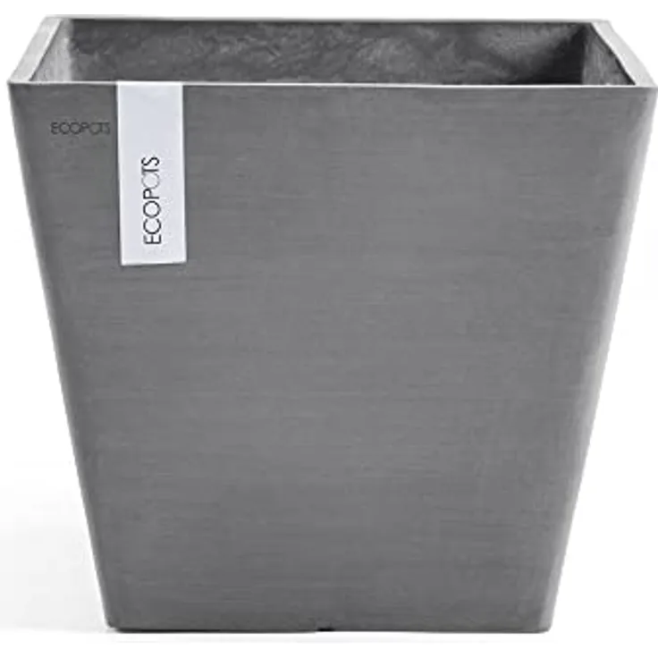 ECOPOTS Rotterdam - Grau 30 x 30 x 26,5 cm