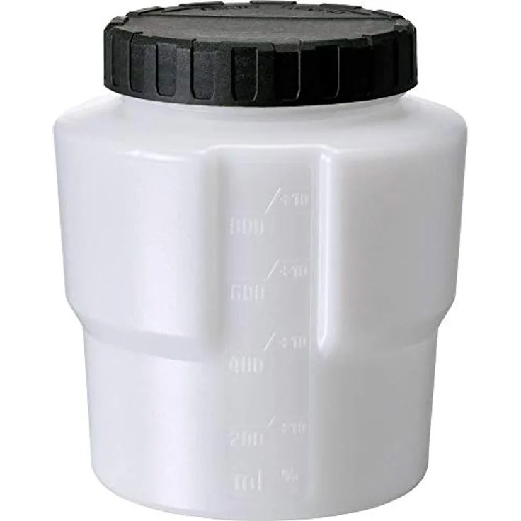 Einhell Farbbehälter, 800 ml für Farbsprühsysteme TC-SY 400 P/500 P/600 S/700 S, mit Schraubdeckel