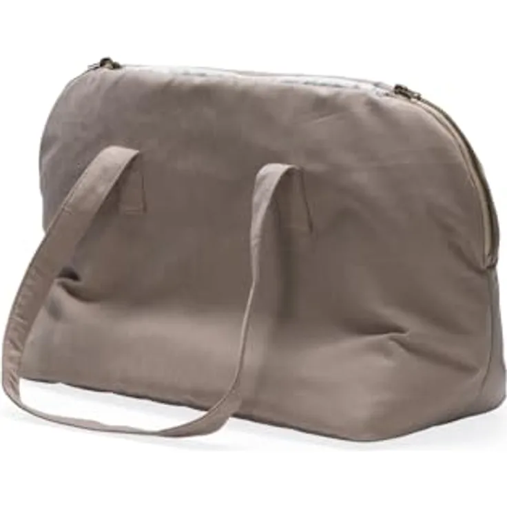 Designed By Lotte Bundu Tragetasche für Katzen, beige - Stilvolle Transporttasche mit waschbarem Innenteil, verstärktem Boden und Sicherheitshaken