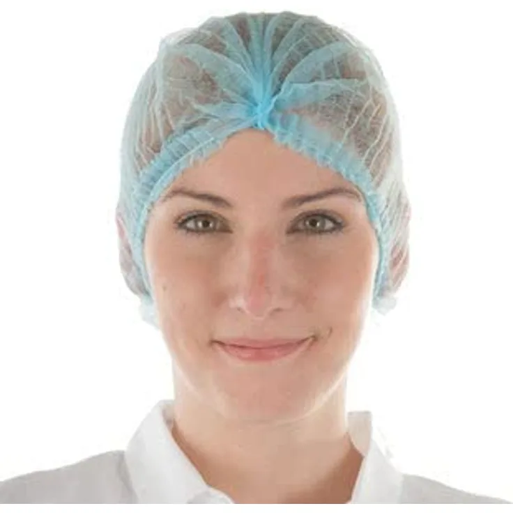 Franz Mensch FM1043 Einweg-Haube Haarnetz, luftdurchlässige PP-Klipphaube, 100er Pack, weiß
