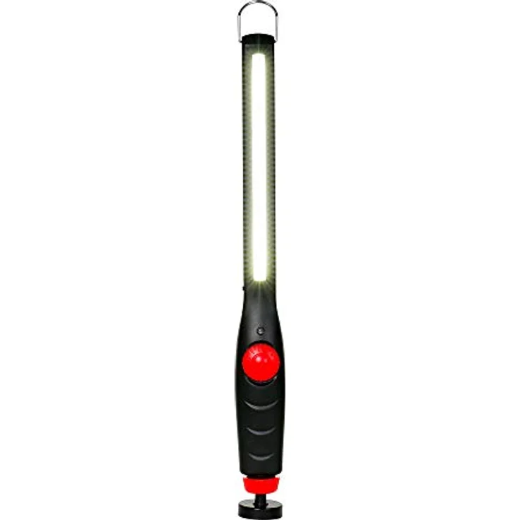 STIER Akku LED Werkstattleuchte, 600 Lumen, tageslichtweiß, verstellbar mit Magnet, Stablampe Kfz, Inspektionsleuchte, 2200 mAh Akku – Bild 1