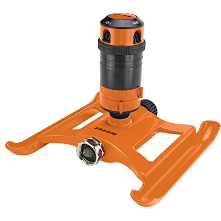 Dramm ColorStorm 4-Pattern Gear Drive Sprinkler, Orange