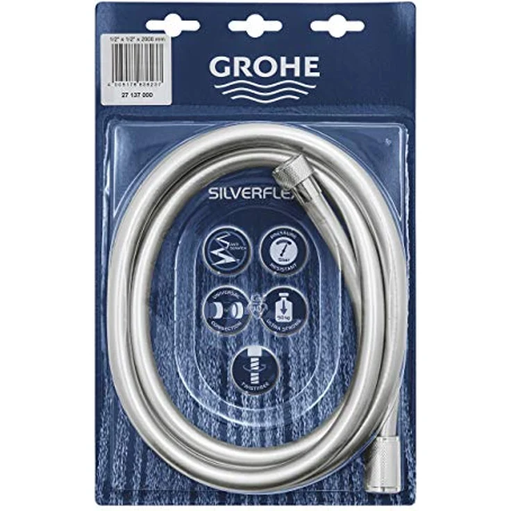 GROHE Silverflex Brausen und Duschsysteme - Brauseschlauch, chrom, 27137000 – Bild 4