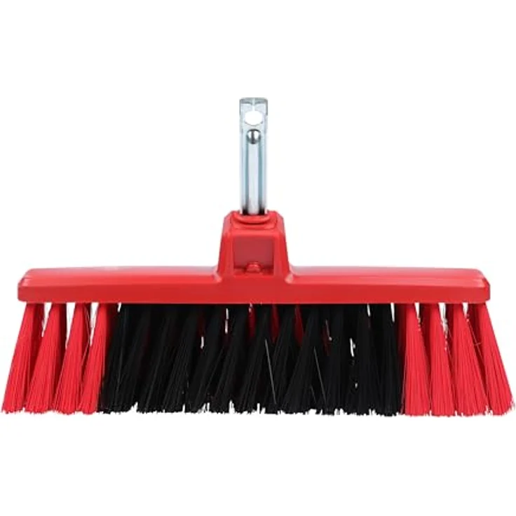 WOLF-Garten Terrassenbesen TB 350 M, multi-star Besen, rot-grau, 35cm – Bild 2