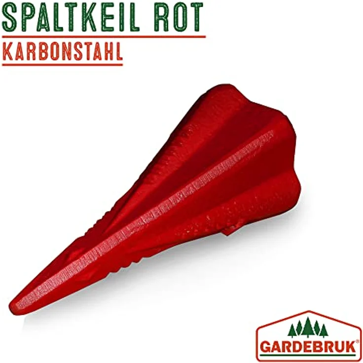 Deuba 3X Spaltkeil aus Carbon-Stahl Ø 7,5cm Keil Spaltgranate Holzspaltkeil Holzspalter Scheitkeil Treibkeil Drehkeil – Bild 3