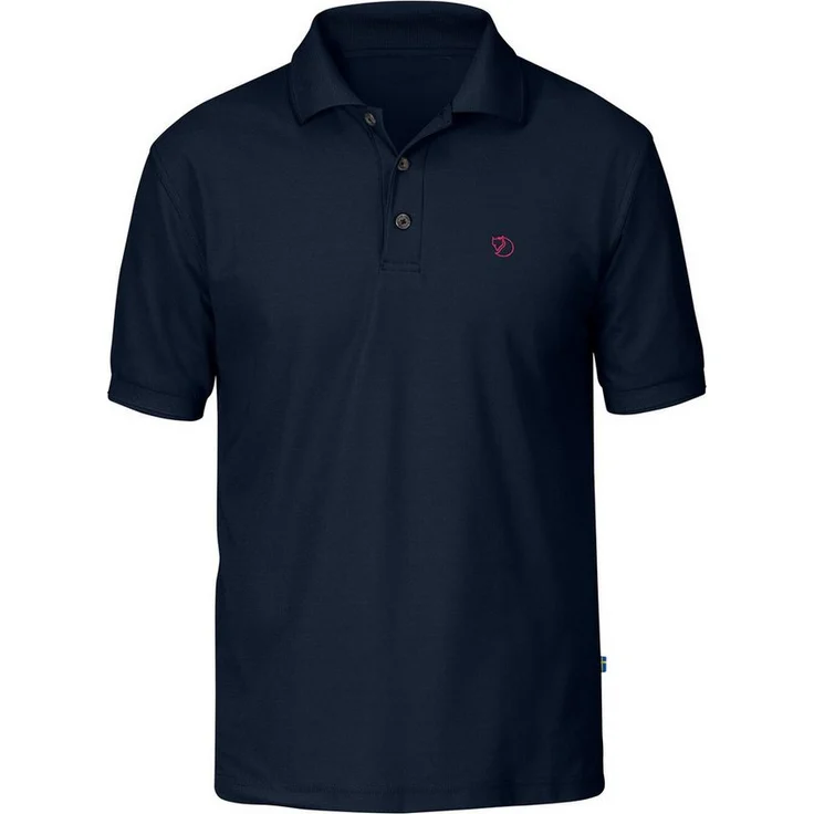 Fjällräven Poloshirt Crowley, dunkelblaues Funktionspolo mit UV-Schutz und schnelltrocknend – Bild 1