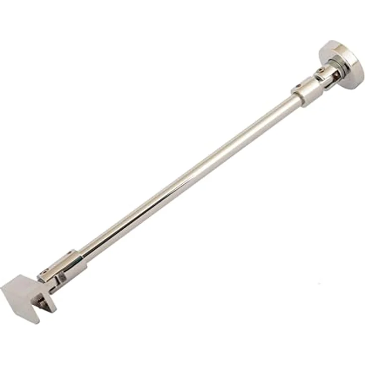 Dusbad Vital 2, Duschkabine mit Pendeltür und Festteil, 4tlg, 200 cm Höhe, 6 mm ESG Glas, Nano-Beschichtung, chromfarbige Optik, eckige Montage – Bild 2