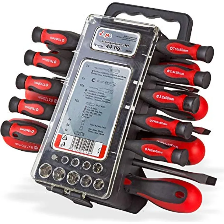 Schlitz Kreuz Schraubendreher Schraubenzieher Satz 44tlg. Set magnetisch