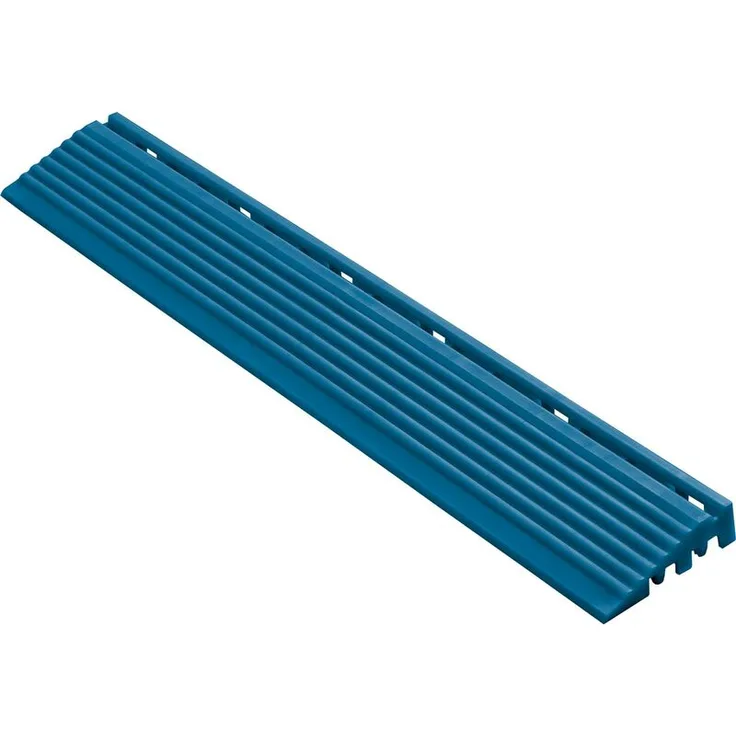 florco® Seitenteil für 40 x 40 cm Klickfliesen, blau, 40 x 6,2 x 1,8 cm, 4 Stück/Pack
