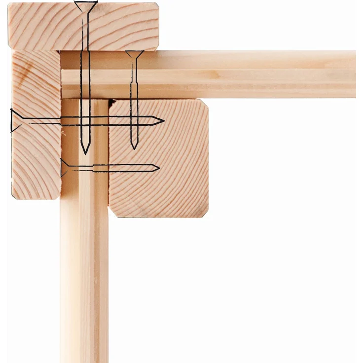 Karibu 28 mm Hochbeet 1 terragrau 2,03x1,05x0,92 m inkl. Gewindestange – Bild 4